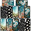 iPhone 16 15 Xiaomi Redmi Note 14 13 12 11 Pro Max X 16e Samsung Galaxy S25 S24 S23 Moto OPPO Huawei için Moda Taze Küçük Papatya Çiçeği Telefon Kılıfı