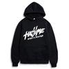 Teen Casual Hooded Sweatshirt Letter Print Loose Fit Sports Top Youth Daily Wear