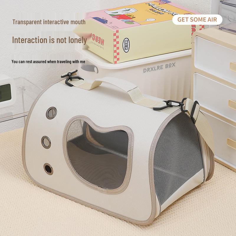 Portable Pet Backpack: Breathable Folding Space Capsule for Cats and Dogs