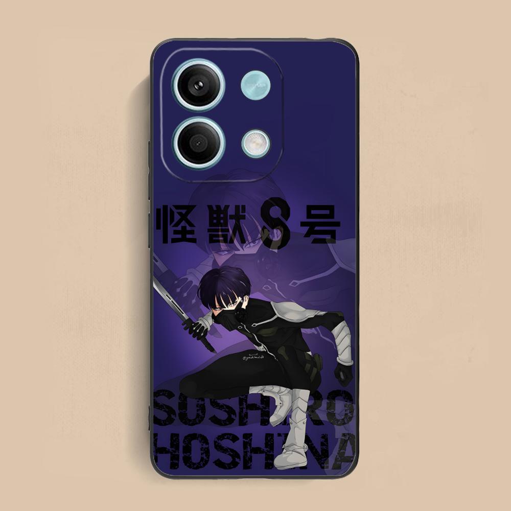 Kaiju No.8 Hoshina Soshiro Phone Case for Xiaomi Redmi 15 14 13 12 A5 3 2 1 C Plus 4G 5G Colorful Printing Cover Cover Luxury
