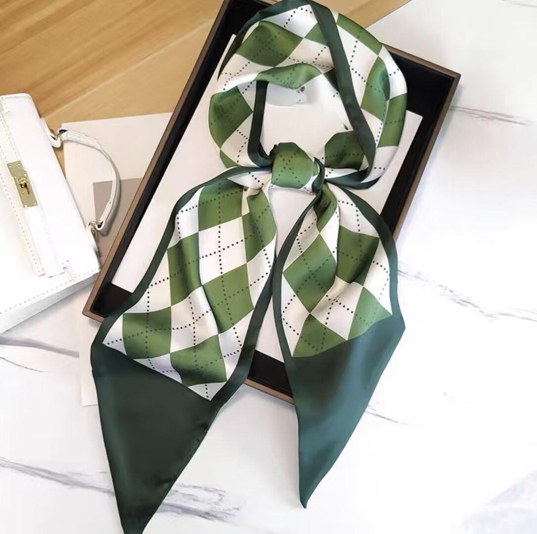 

Женские шейные шарфы, модные шейные платки, повязки для волос, шарфы 14x145CM