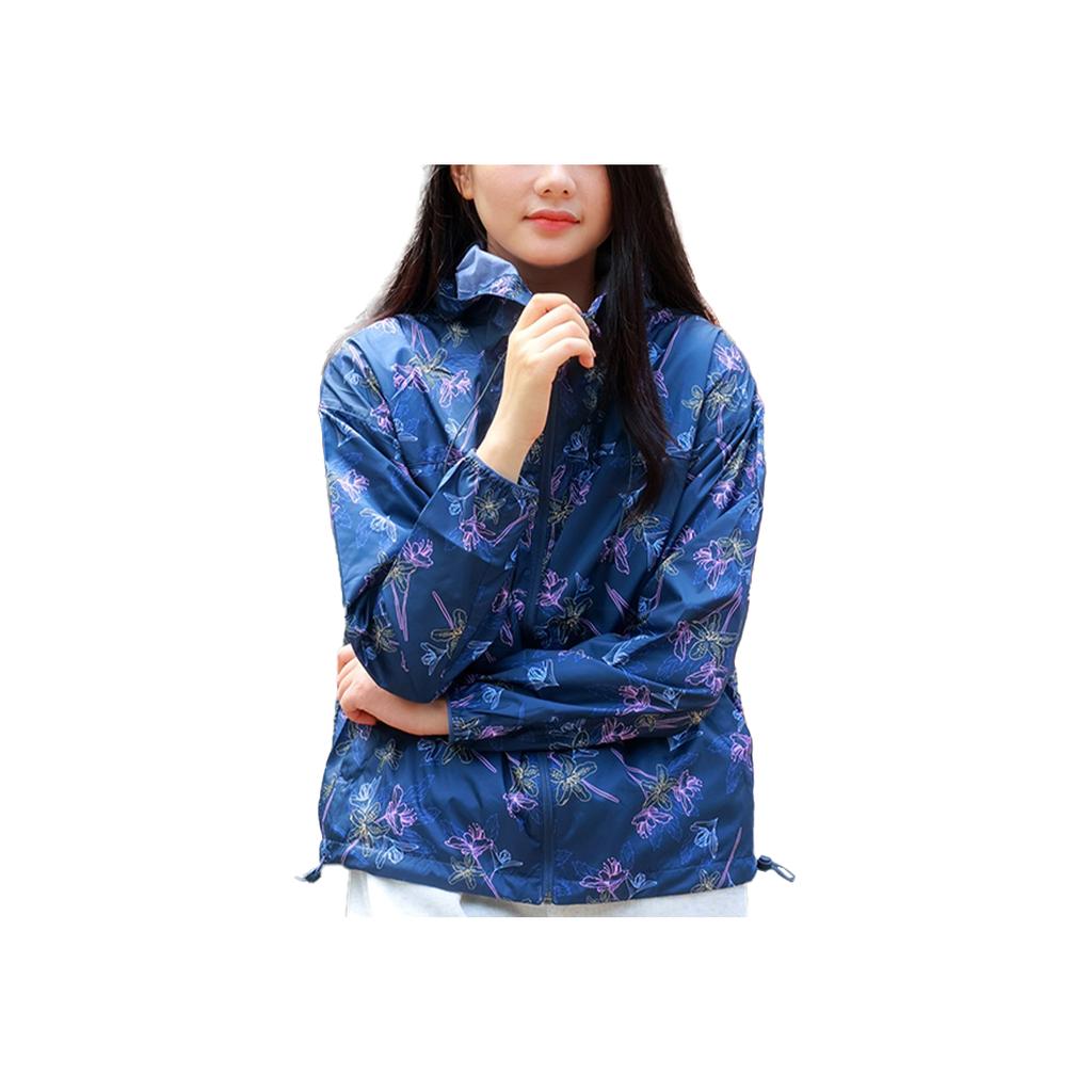 Columbia City Outdoor Series Fashion Versatile Windproof Breathable Long Sleeve Jacket Women jackets Dark-Blue WR7330-469
