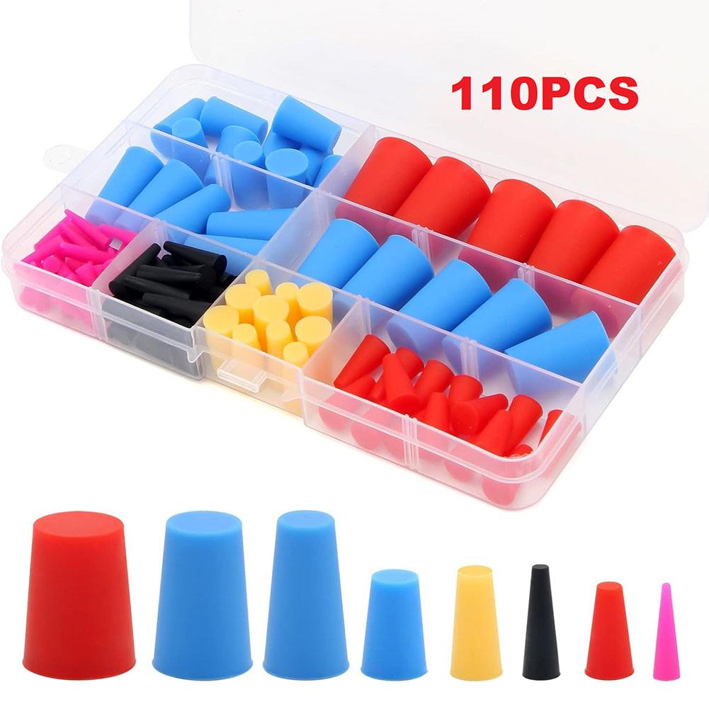 Black Rubber Stoppers Easy To Clean Flexible And Elastic High-Temperature Resistance Multiple Colors Available