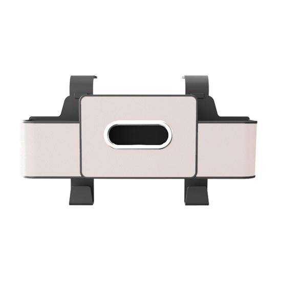 Car Storage Box Organizer with Tissue Dispenser Dual Cup Holders Phone Pocket Water-resistant Back Seat Storage Box for SUV Sedan Travel Daily Use