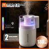 Xiaomi 2-in-1 Car Air Humidifier, 2 Spray Modes, 7 Color LED, 180ml, Portable USB Air Humidifier for Office Home Car Humidification