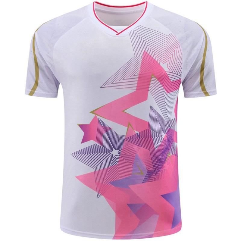Quick-Dry Sports T-Shirt Badminton Tennis Running Gym Workout Unisex Adult Kids Breathable Athletic Top