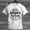 DEEBO039S Bike Rentals That039s My Bike Punk TShirt White S3XL Unisex T-Shirt