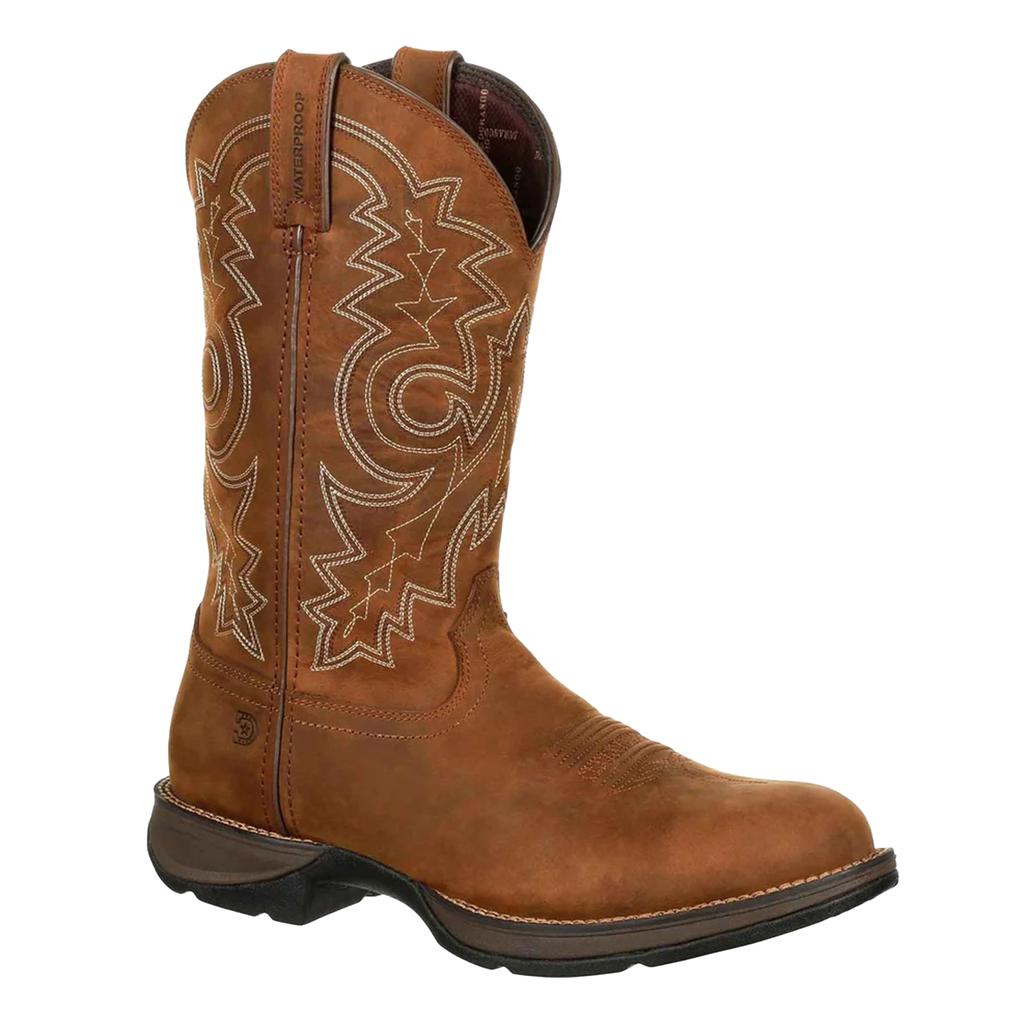 Durango Mens Rebel Full Grain Leather Cowboy Boots
