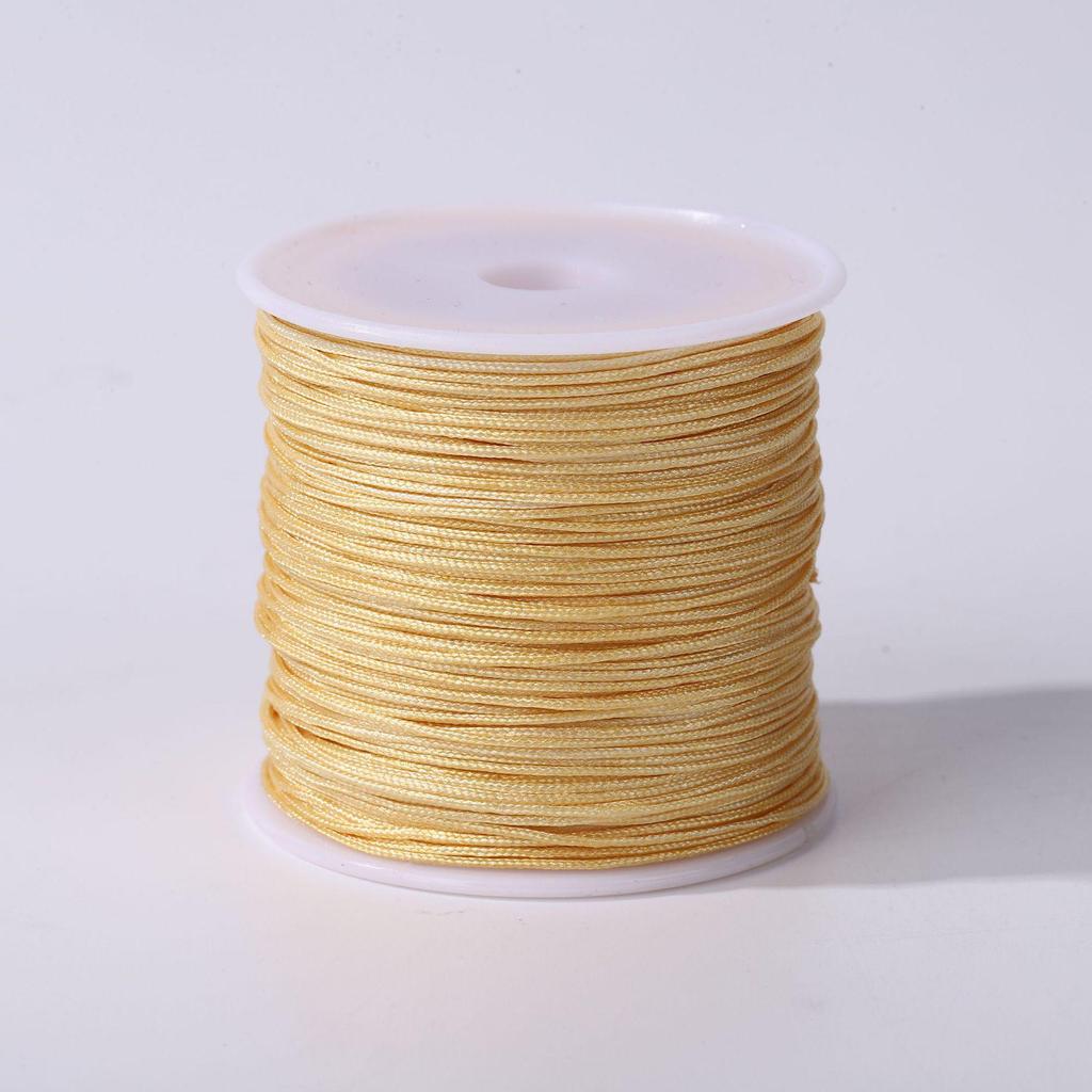 Handmade No. 72 Jade Thread - 0.8mm Wear-Resistant String for Jewelry Crafting, Hand Rope, Bracelets, DIY Necklaces, 50m