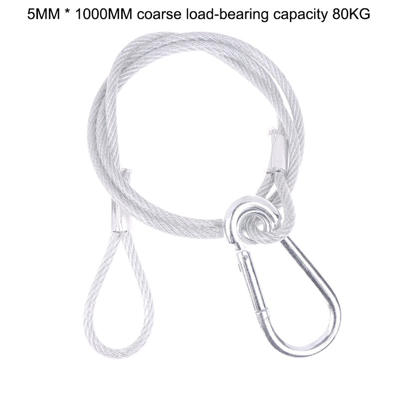 1 Piece 70/80/100Cm Stage Light Safety Rope Cable/Safe Wire High Quality Steel Lock Wire Safe Rope Lock
