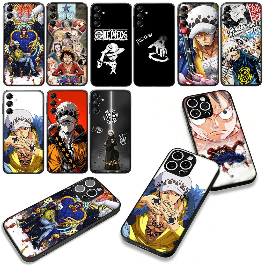 Phone Cover Trafalgar D Water Law Luffy One Piece for Apple iPhone 16 15 14 Plus 13 12 Mini 17 Pro Max + ProMax 16E Air 15+ Case
