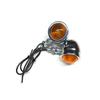 Universal Motorbike LEDWaterproof Aluminum Bullet Turn Signal Lights Indicator Running Brake Tail Lamp