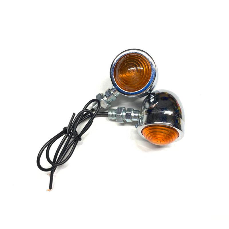 Universal Motorbike LEDWaterproof Aluminum Bullet Turn Signal Lights Indicator Running Brake Tail Lamp