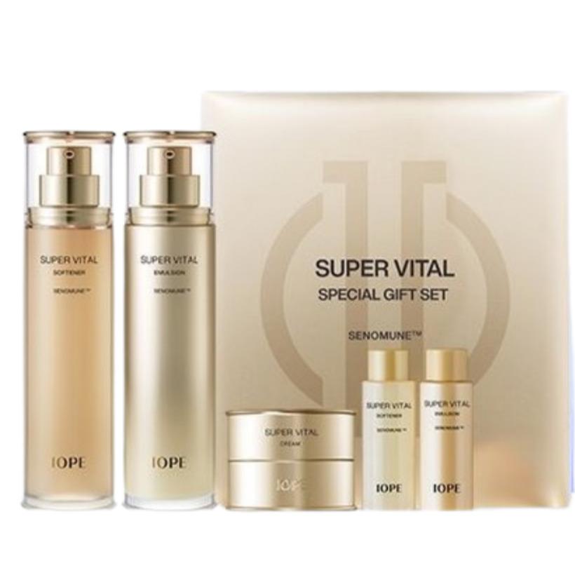 IOPE Super Vital 2-piece Set (Softener 150ml + Emulsion 150ml) Korea Beauty