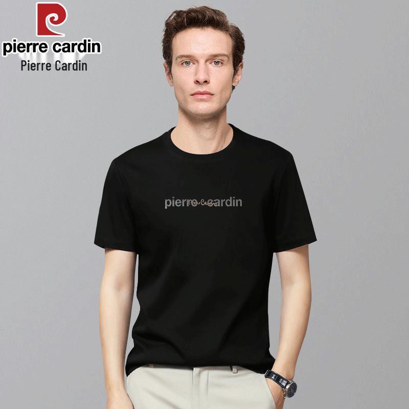 Pierre Cardin Men s Summer Modal Ice Silk Cooling Short Sleeve Round Neck T-shirt L