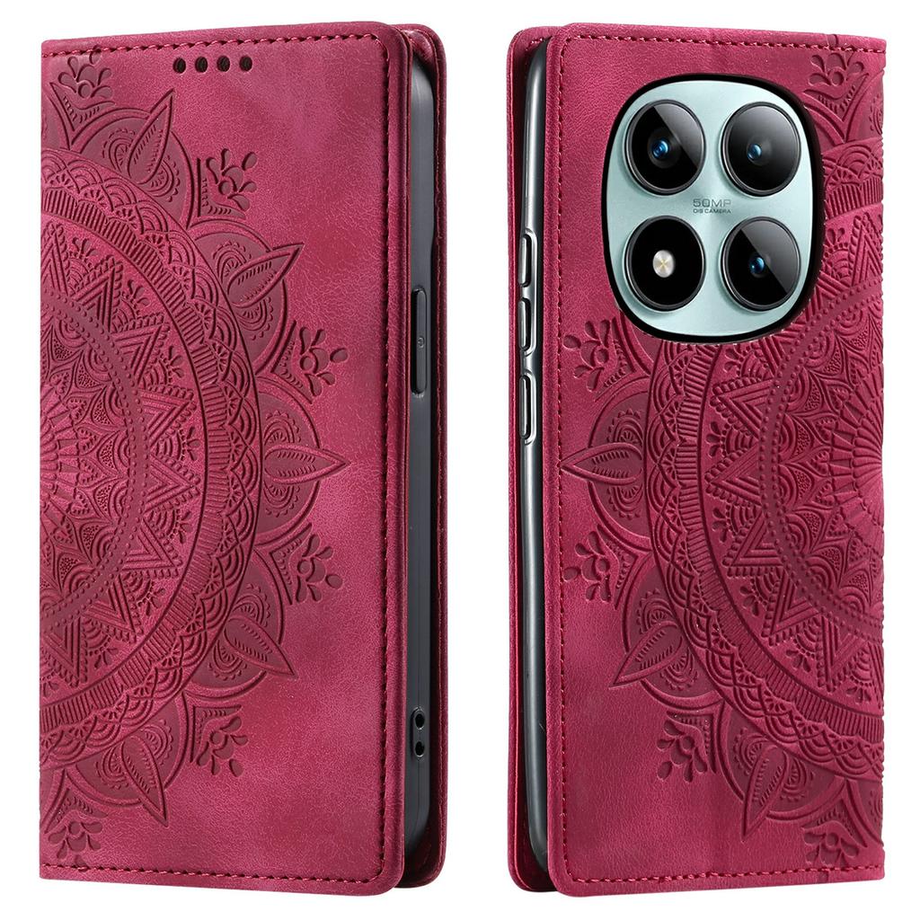 For Xiaomi Poco M8 Pro 5G/Redmi Note 15 Pro+ 5G (Global) Case Magnetic Closing Leather Phone Cover Pattern Imprinted