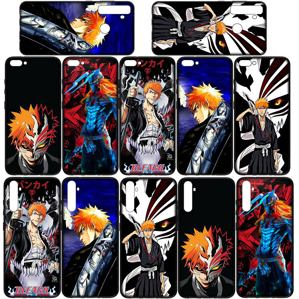 Hülle für iPhone 17 16 15 Xiaomi Poco Redmi Note 14 13 12 11 Pro Max X 9 16e Samsung Galaxy S25 S24 S23 OPPO Huawei Bleach Kurosaki Ichigo Handyhülle