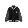 MLB Baseball Jacket Unisex Black 3AJPV0634-50BKS