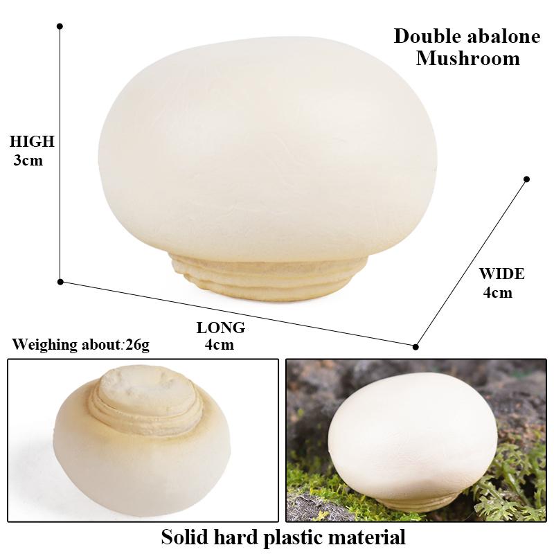 Oenux Pretend Play Toy Cute Fruits Vegetables Mushroom Model Cake Toppers Foods Jouet Family Fun Early Education For Kids Gift