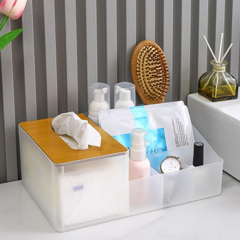 Simple Desktop Paper Towel Drawer Home Living Room Dining Room Napkin Holder Coffee Table Remote Control Storage Box