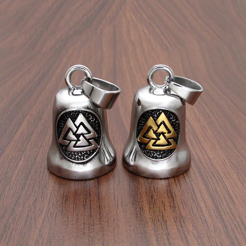 Vintage Biker Šperky Zvonky na motorku Vlastní Gremlin Bell na motorku Vlastní gravírovaný zvonek na motorku Náhrdelník