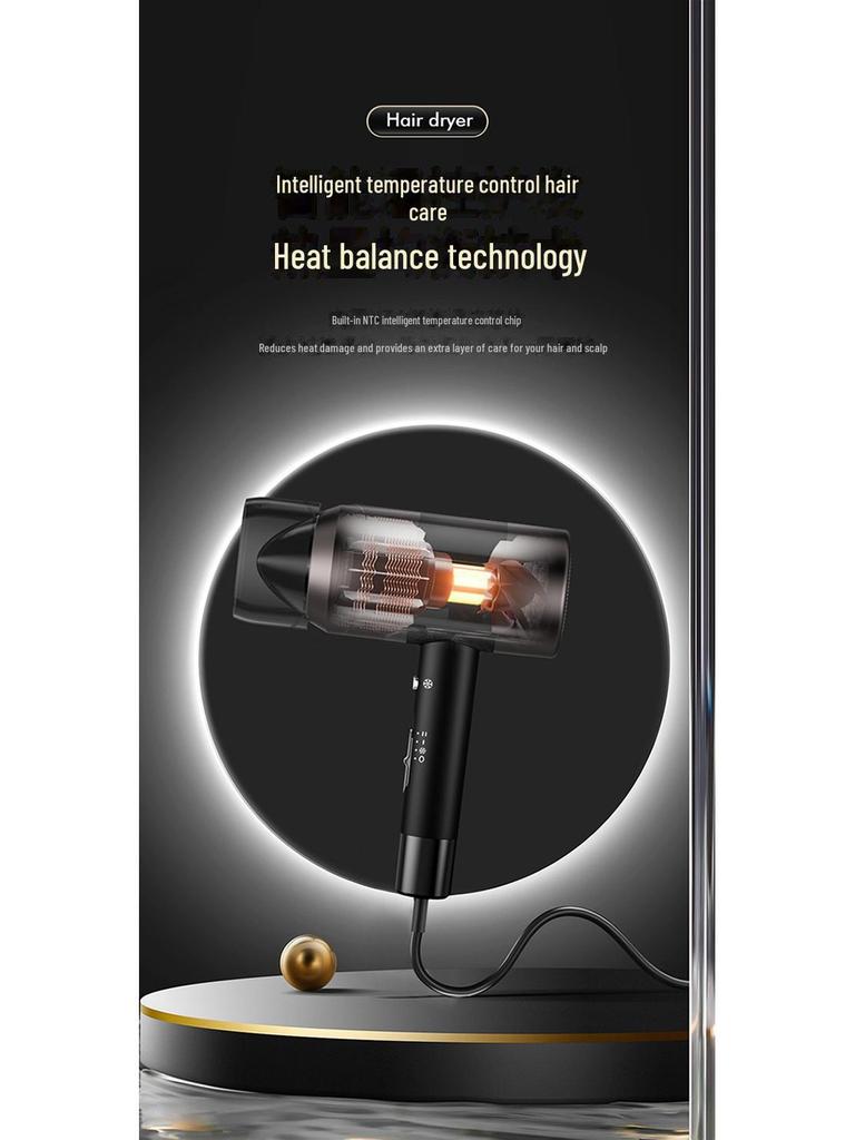 High-Power Quick-Drying Hair Dryer - European & Japanese Standards