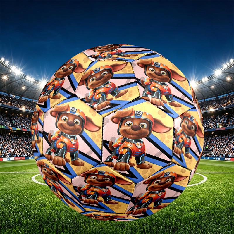 PAW Patrol Print Size 5 Soccer Ball, PU Wear Resistant Football for Match Training and Daily Practice, Birthday Gift for Soccer Fans