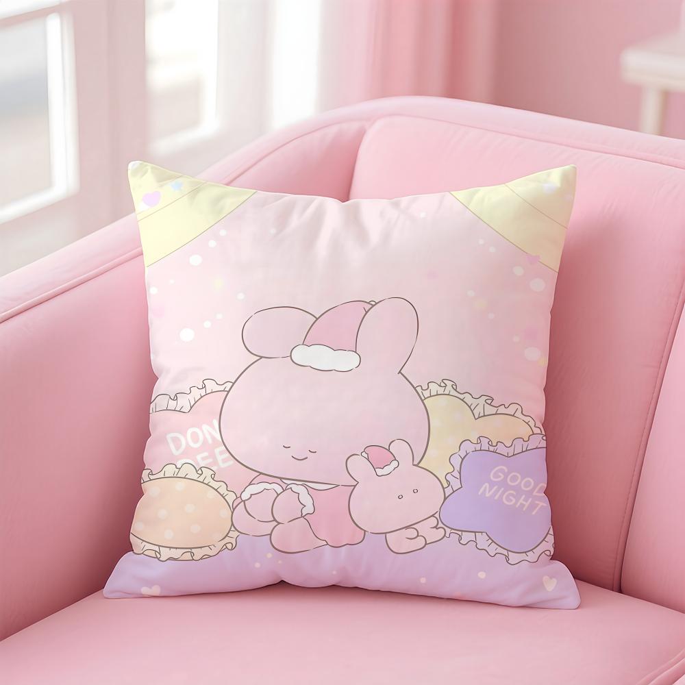 Asamimichaan Asleep Cushion Cover Home & Car Multi-Scene Pillow Cover - Reversible, Soft & Durable for Daily Use