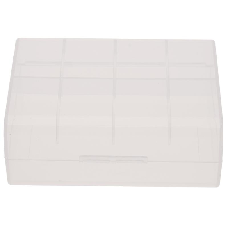 

Clear Battery Storage Case for 2x26650 Batteries Container Protect Your Batteries, Prevent Short Circuit and Dust