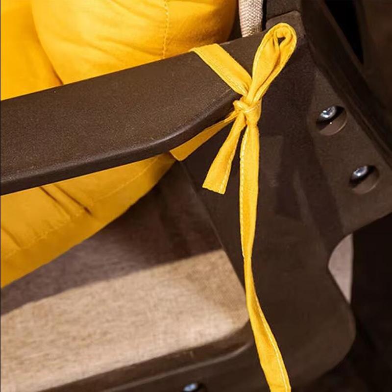 Extend Thickene Backrest Integrated Office Sedentary Chair Cushion Autumn Winter Student Seat Mat Solid Color One-piece Cushion