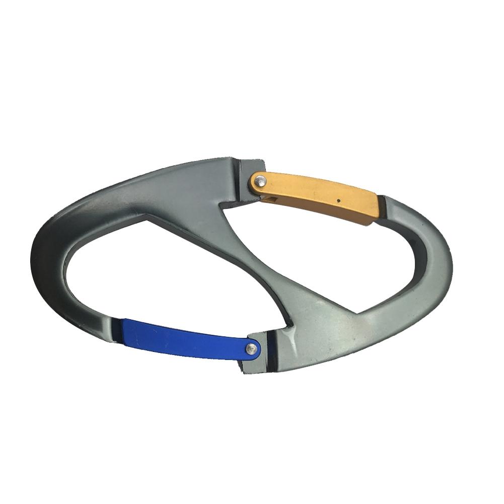 Aluminiumlegierung Outdoor Bergsteiger Karabiner Multifunktionale Sichere Schloss Schnalle