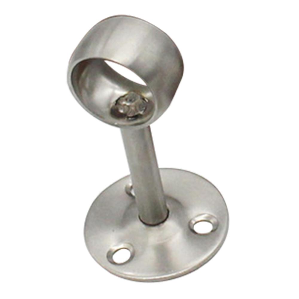 Stainless Steel 6pcs 25mm 1 Inch Flange Seat Bracket Heavy Duty Curtain Holder Multi Mount Closet Ceiling Shower