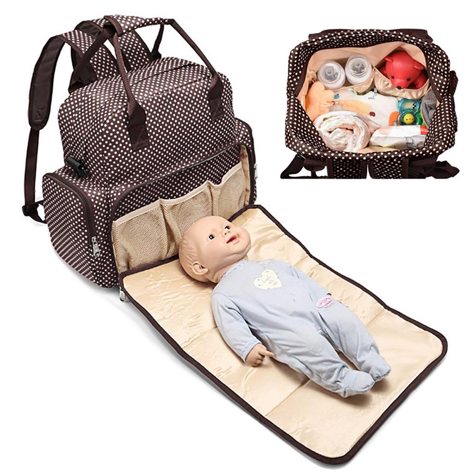 Babywindeltaschen für Mütter Windel-Kinderwagentaschen-Set für Mädchen Mami Mutterschaft Große Kapazität Windelrucksack Reise-Stilltasche