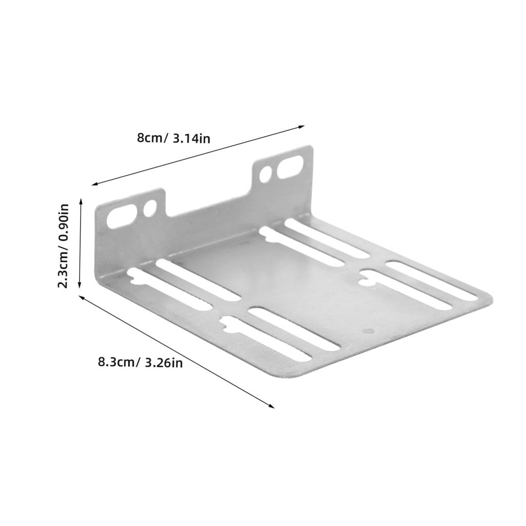 VORCOOL 2 Pcs Universal Double Dinker Stereo Mounting Kit with Iron Body Bracket for Headboard Mounting and Audio Correction