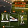Black‑white Main Body Golf Training Mat 30 × 67 cm Golf Swing Mat  Home Golf Training