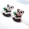 Chinesische Nische Design Panda Brosche weibliche Cartoon Tier Strass Broschen für Frauen Pin Kleidung Zubehör Schmuck Geschenke
