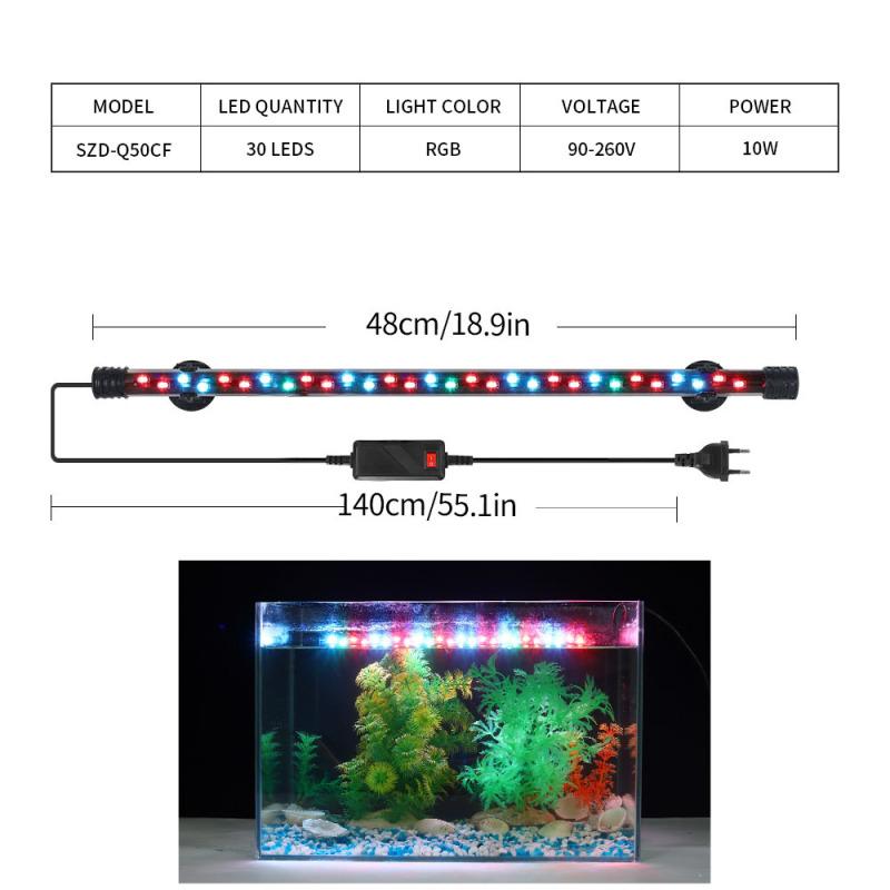 Fishbowl Diving Lights 3 Light Source High Brightness Waterproof Led Lamp Ornamental Lighting