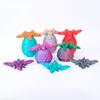 3D Printed Colorful Dragon Dinosaur Model Animal Doll Cool Desktop Jewelry Creative Decoration Gift for Boys