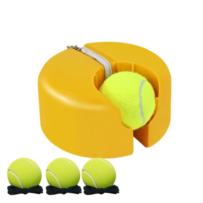 

Stable Base Tennis Practice Rebounder Automatic Ball Return Tennis Practice Equipment Sports Device for Beginner 1