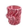 huaqianguhh Silk Texture Pen Holder, 3D Printed Desk Organizer for Brushes Stationery And Makeup Brushes, Ribbon Design Large Capacity Pencil