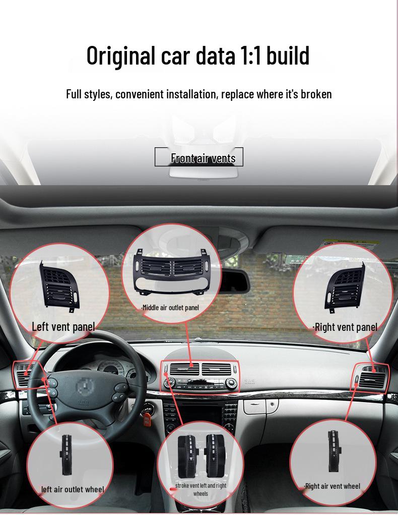 Compatible Mercedes-Benz E-Class W211 Air Conditioning Vent Panel Switch