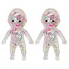 2/3Pcs Glitter Babies Stress Relief Toy Slow Rising Anxiety Relieving Baby Squeeze Toy Soft Stretchy Relaxation Stress Ball