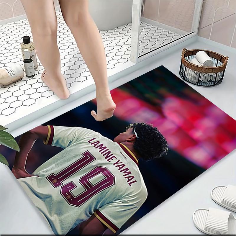 Lamine Yamals Jersey Number Extra-large living room rug, highly absorbent, does not shed, decorative rug for living room and bedroom. 073116