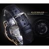 FORSINING Men's Luxury Automatic Mechanical Watch Leather Strap Automatic Tourbillon Hollow Mechanical Watch