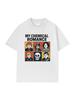 My Chemical Rounisexce Band American Casual Shoulder Pure Cotton Round Neck Rock Short Sleeve Tshirt Breathable Comfortable Sum