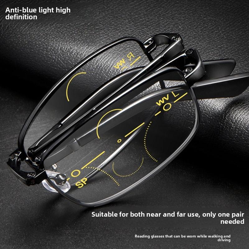 Portable Dualuse Smart Reading Glasses With Auto Adjustment For Seniors And Outdoors