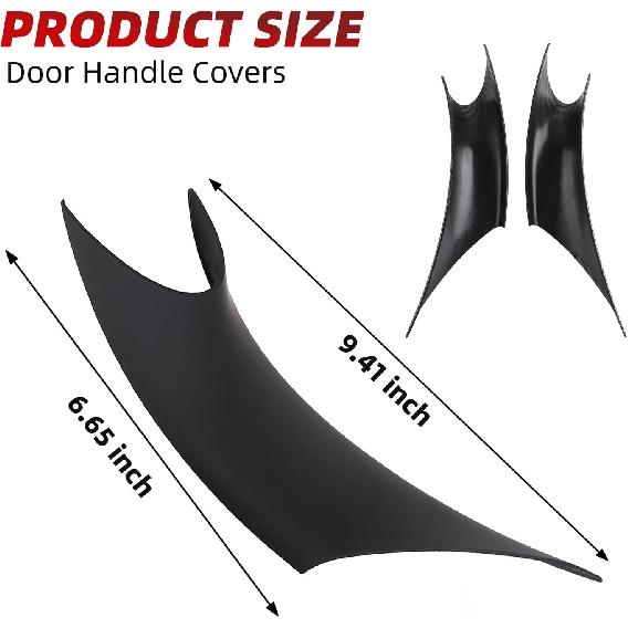 2PCS Door Handle Covers Compatible With BMW 3 Series 4 Series Driver Side &Passenger Side Door Pull Handle Covers (BMW 320I,328I,330I,335I F30/F31