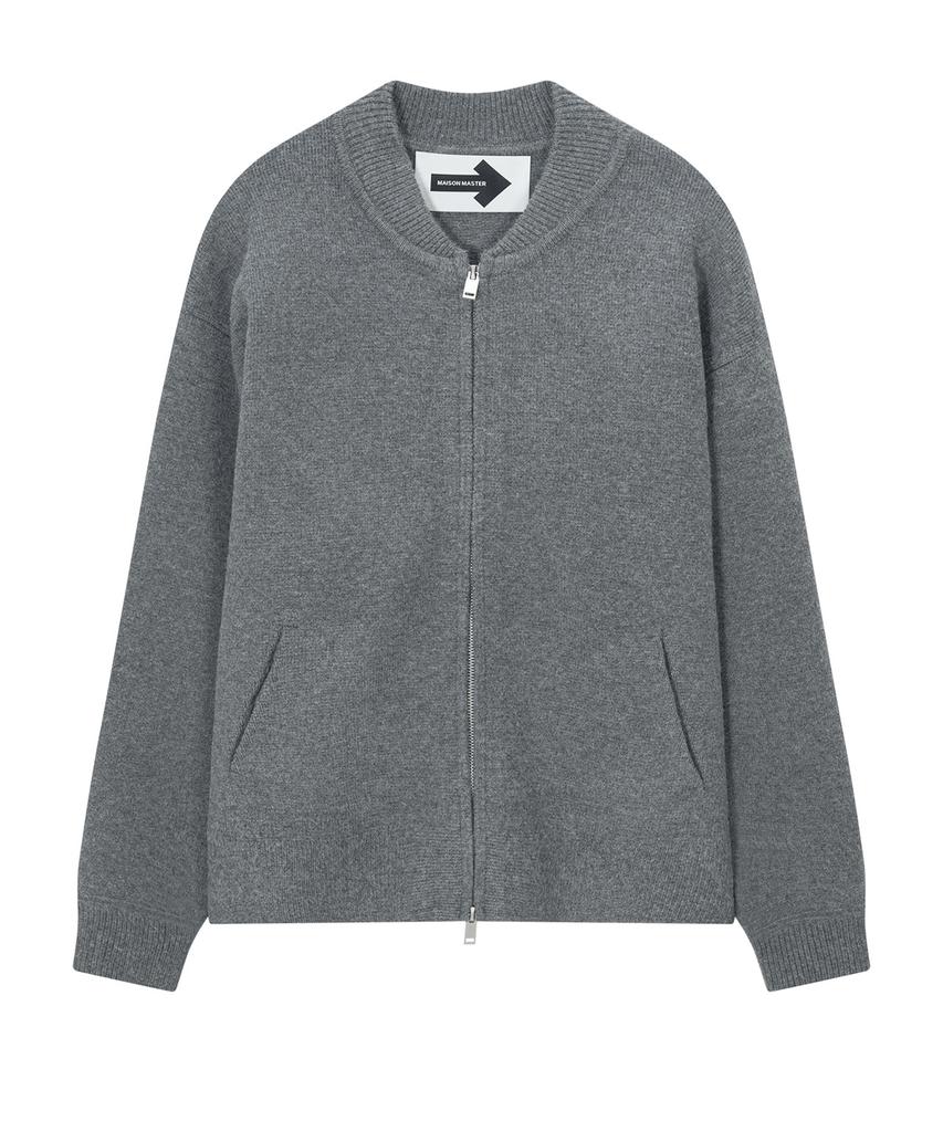 Maison Master Way Knit Zip-Up Black