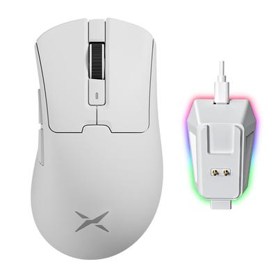 DELUX M900 Kabellose Gaming-Maus, 63g, für großen PAW3311 Sensor, 12000 DPI, Magnetische Aufladung, 1000Hz Polling, Huano Schalter, Leicht, Spieler, Basis,