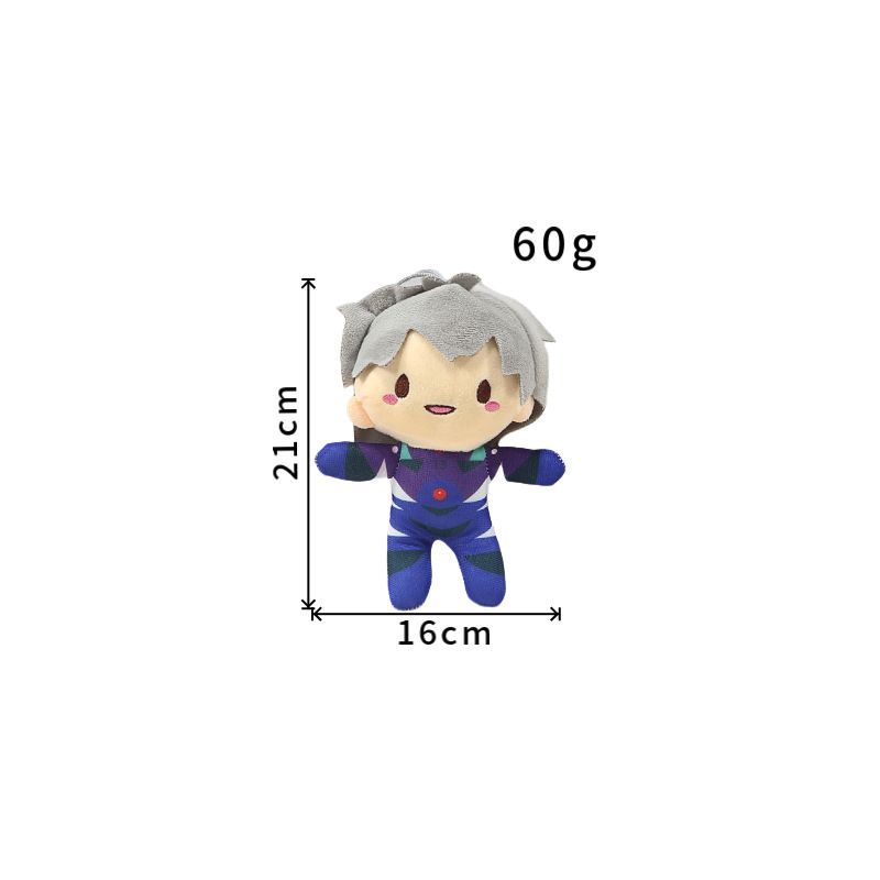 Neon Schattig Genesis Klassiek Evangelion Super Zacht En Pluizig Cartoon Pluche Knuffel Comfortabel Om Te Knuffelen Perfect Als Speelmaatje 16-22CM
